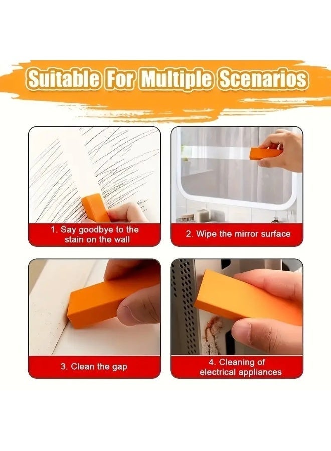 الواحة-TH مسح إزالة الصدأ, الفولاذ المقاوم للصدأ إزالة التلوث الأثرية مسح, المطاط الآمن مسح الصدأ, متعددة الأغراض الجيرية مسح تنظيف الصدأ لزجاج الحمام, أواني المطبخ (2 جهاز كمبيوتر شخصي) - Image 4